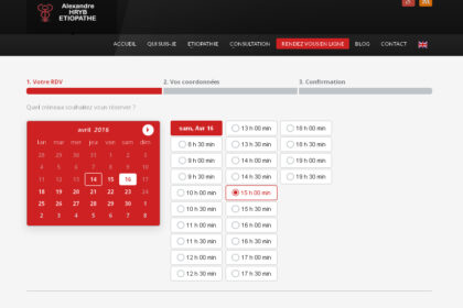 rendez vous en ligne - Alexandre Hryb - etiopathe Cogolin - Saint Tropez - Sainte Maxime - Le Lavandou - La Londe